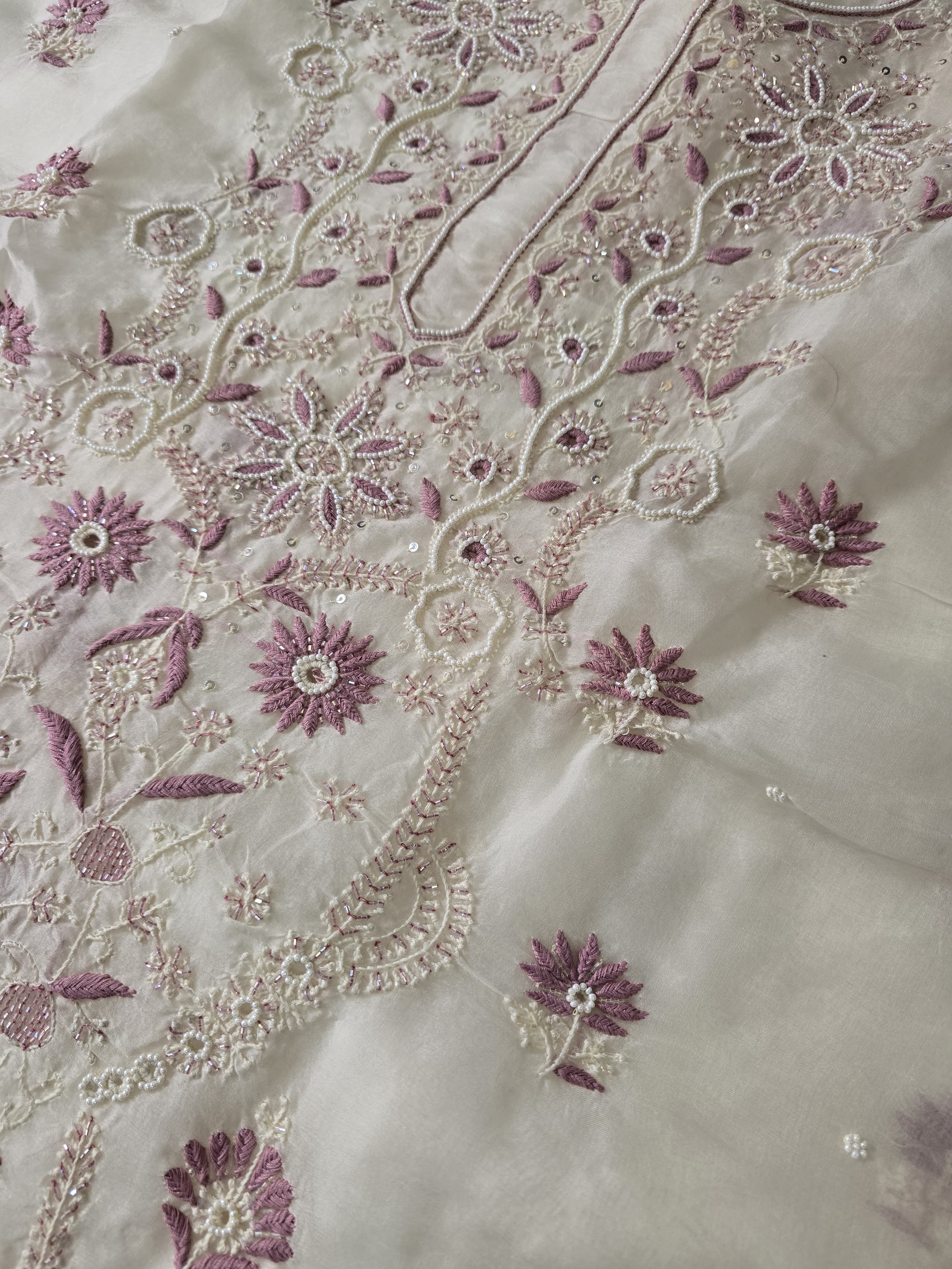 Nakhre premium chikankari fabric collection
